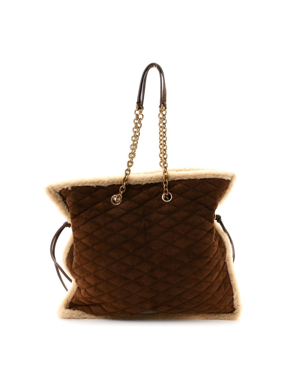 Saint Laurent Suede Shearling Quilted #343923S14B